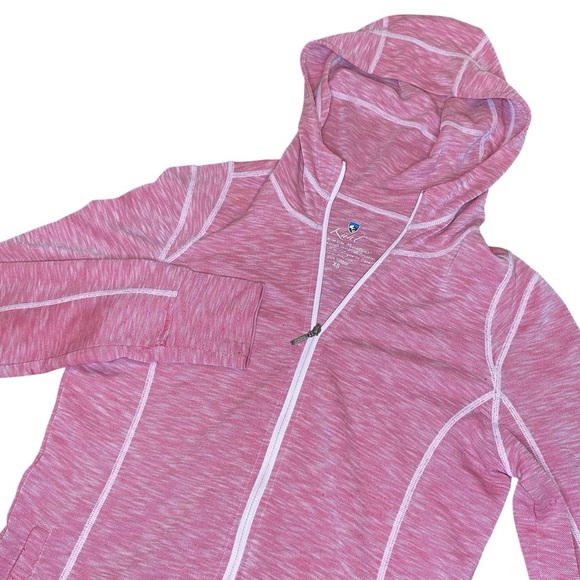 Kuhl Tops - Kuhl Full Zip Hoodie Women’s XS Pink Lightweight Outdoor Hiking Spring Fall Soft